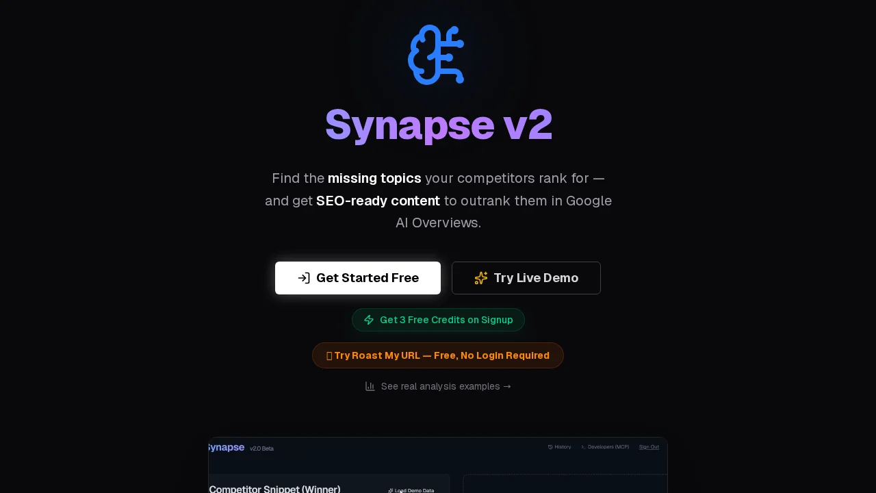 Synapse screenshot 1