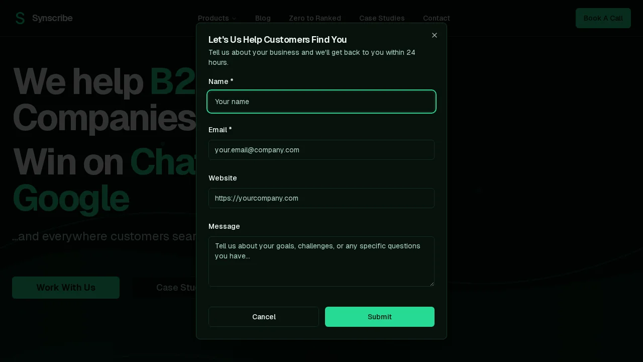 Synscribe screenshot 1
