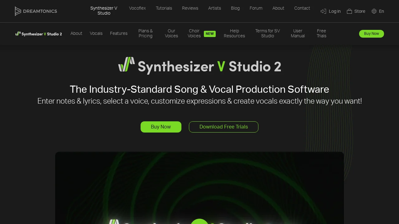 Synthesizer V screenshot 1