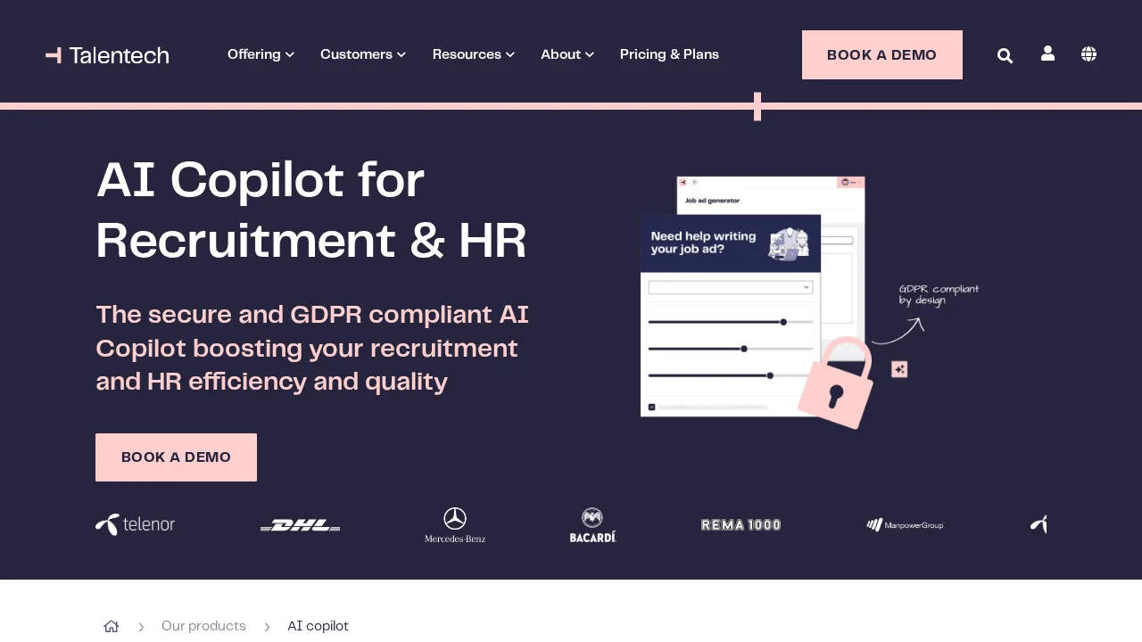 Talentech screenshot 1