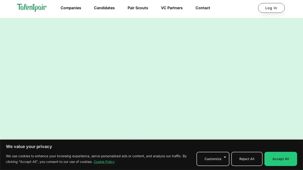 Talentpair screenshot 1