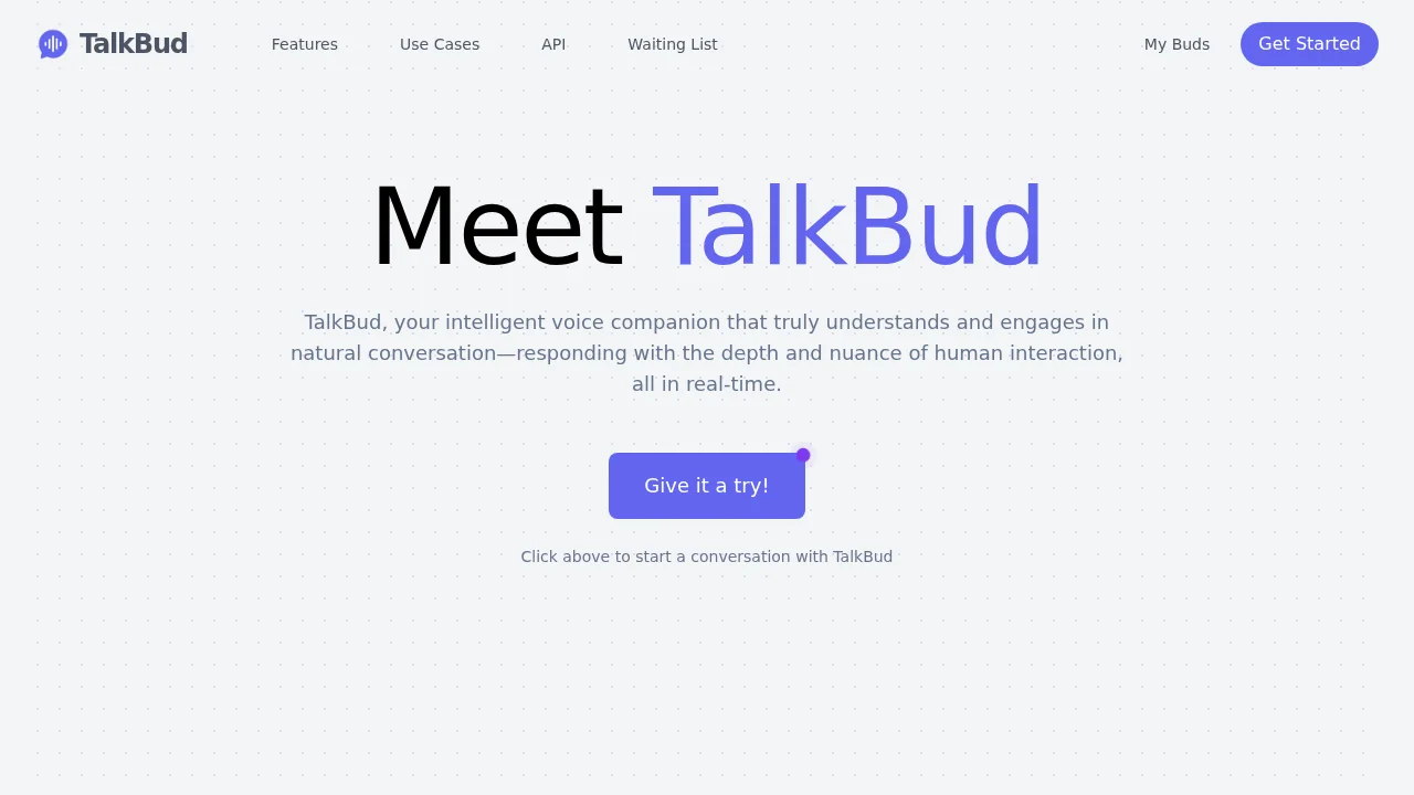 TalkBud screenshot 1