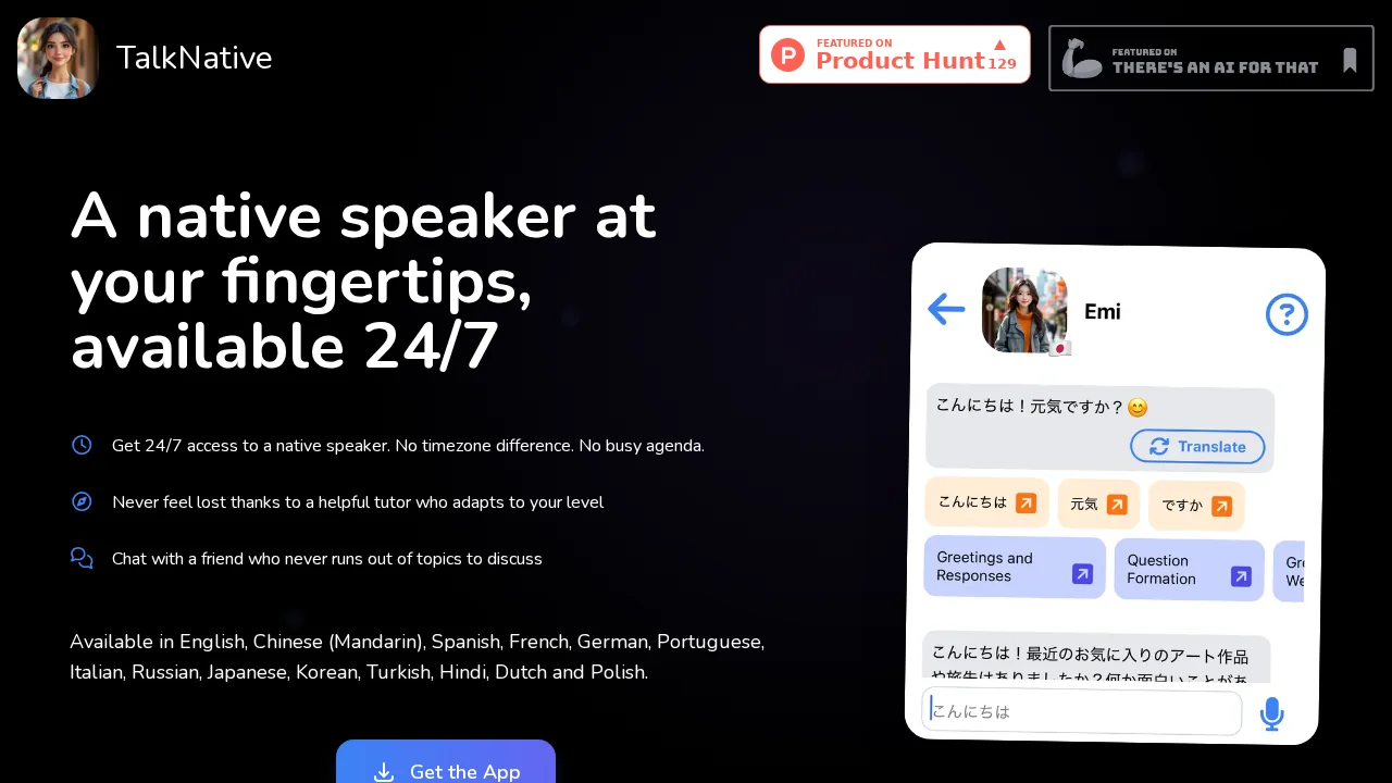 TalkNative screenshot 1