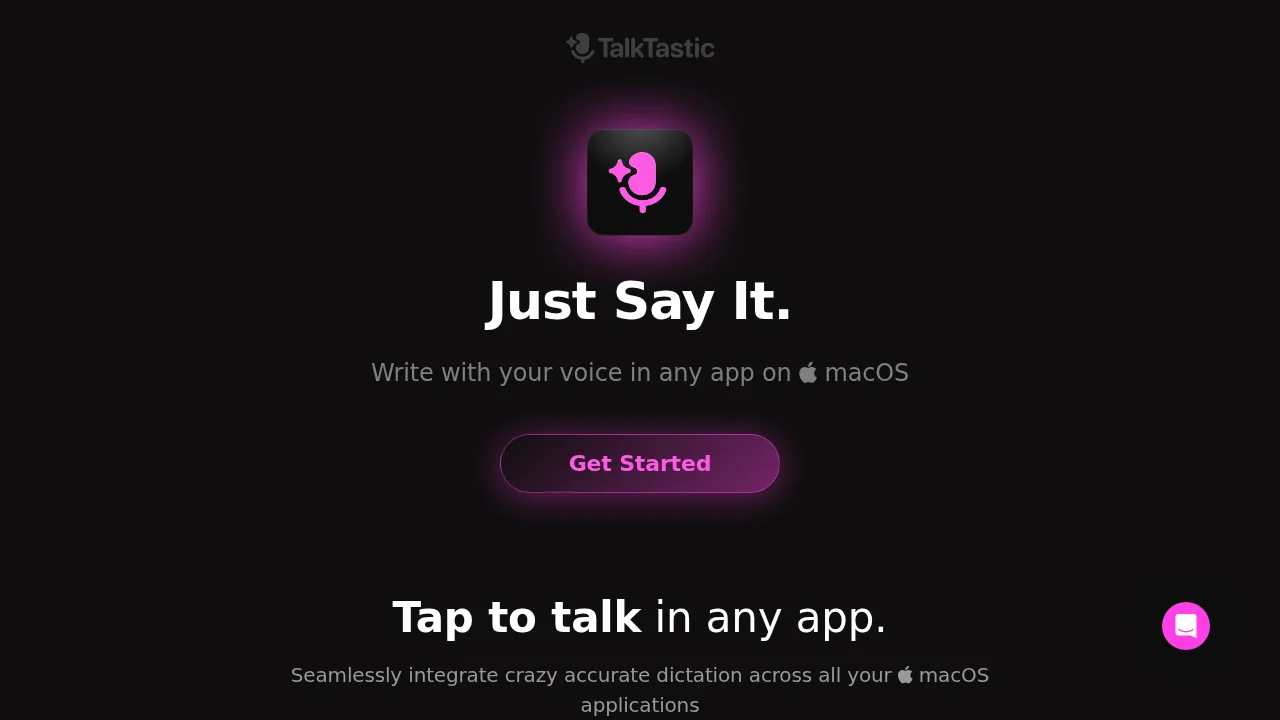 TalkTastic screenshot 1