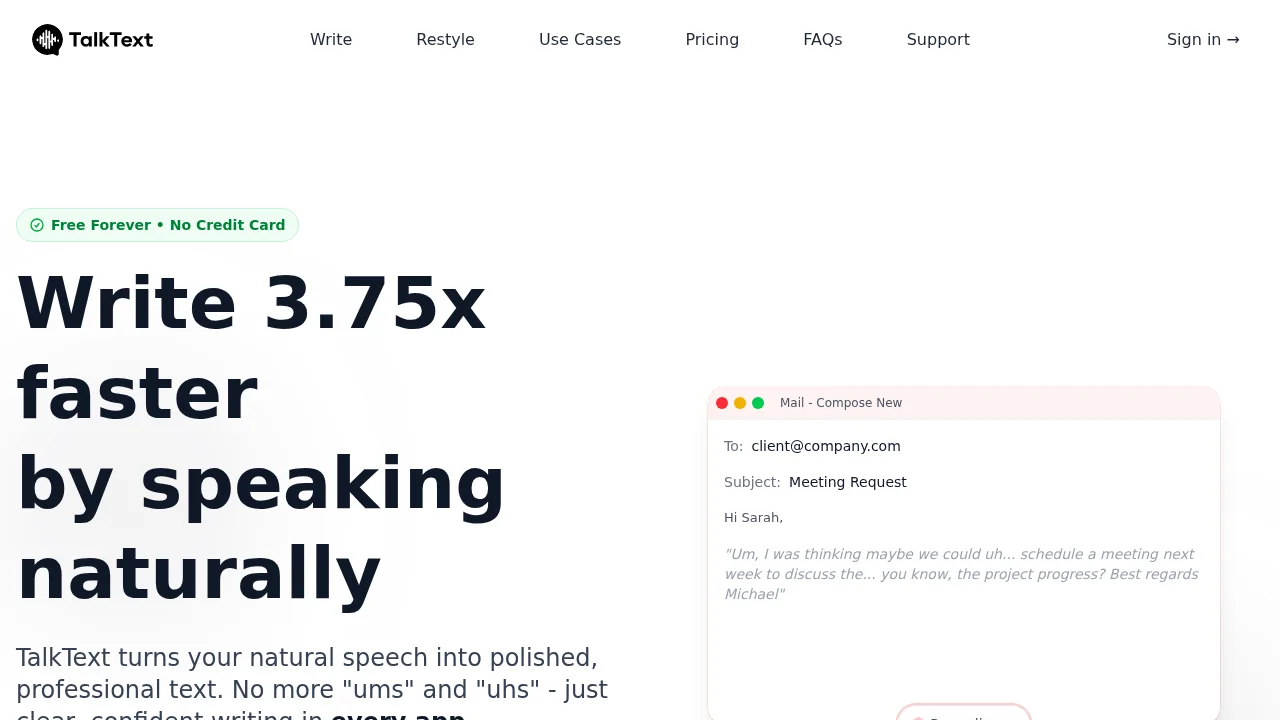 TalkText screenshot 1