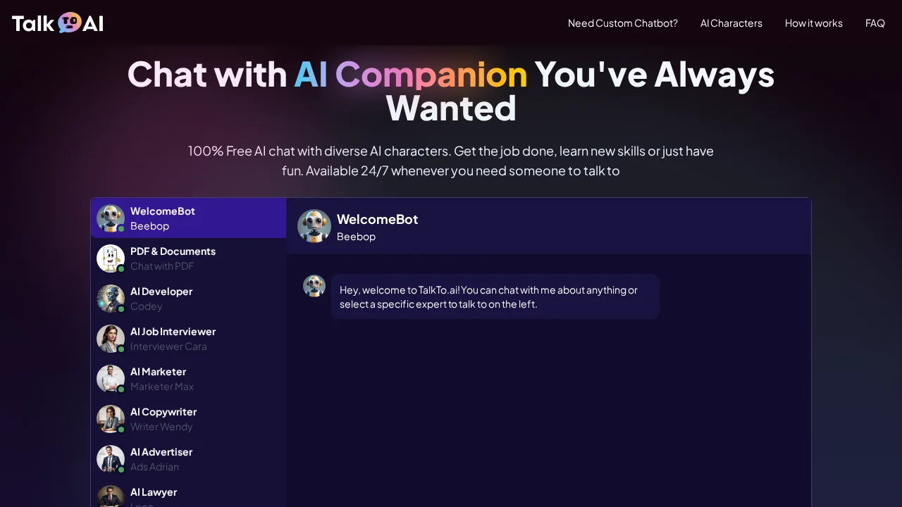 TalkTo.AI screenshot 1