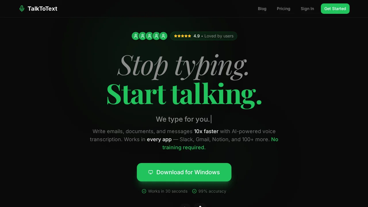 TalkToText screenshot 1