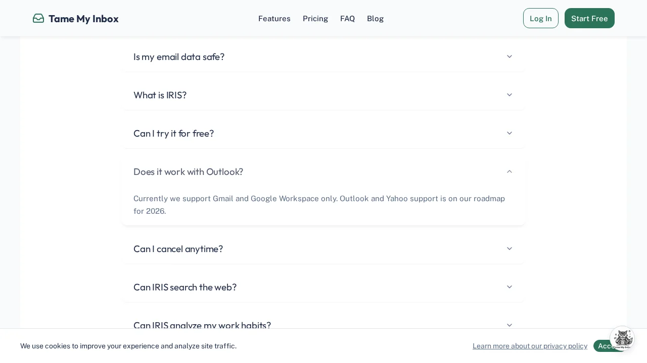 Tame My Inbox screenshot 1