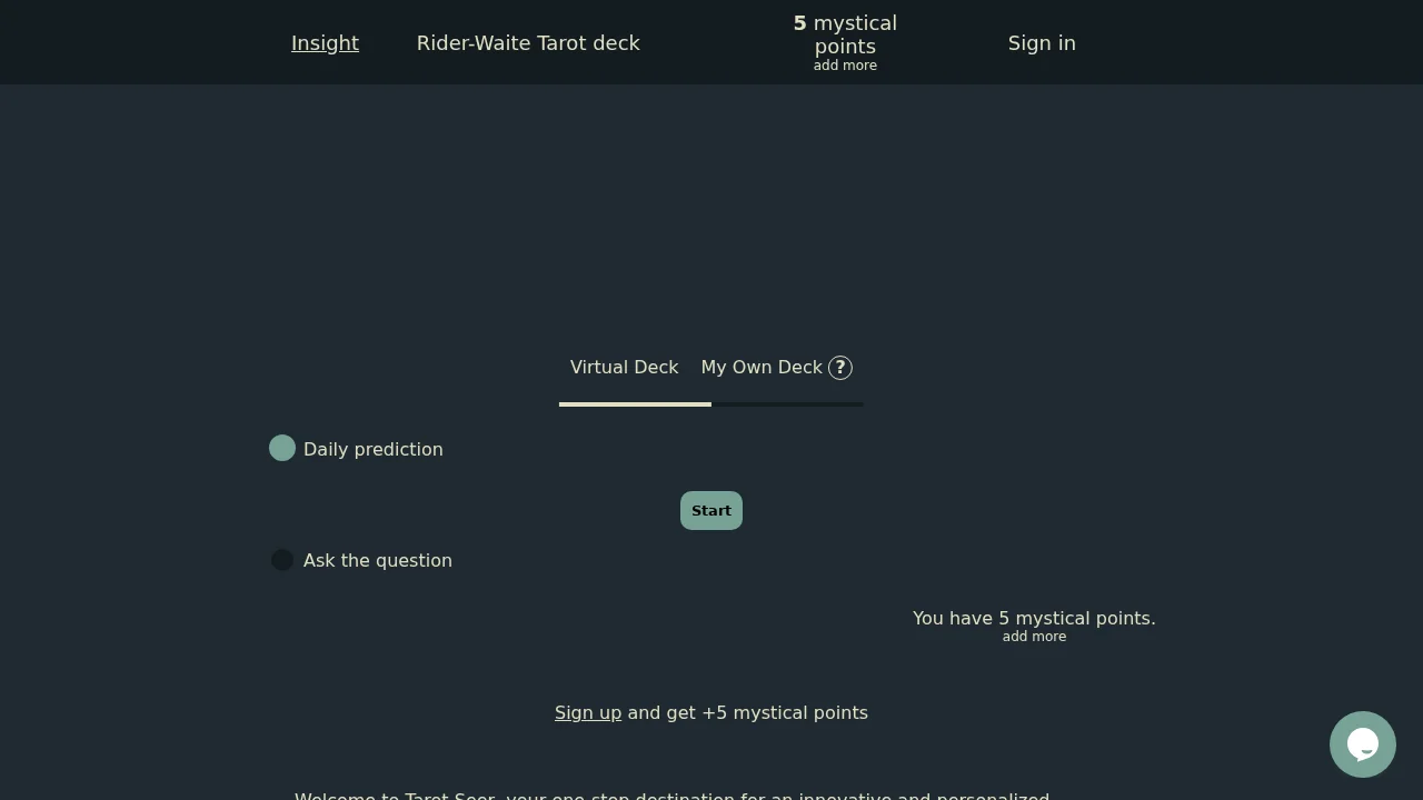 Tarot Seer screenshot 1