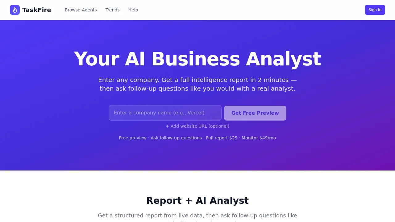TaskFire screenshot 1