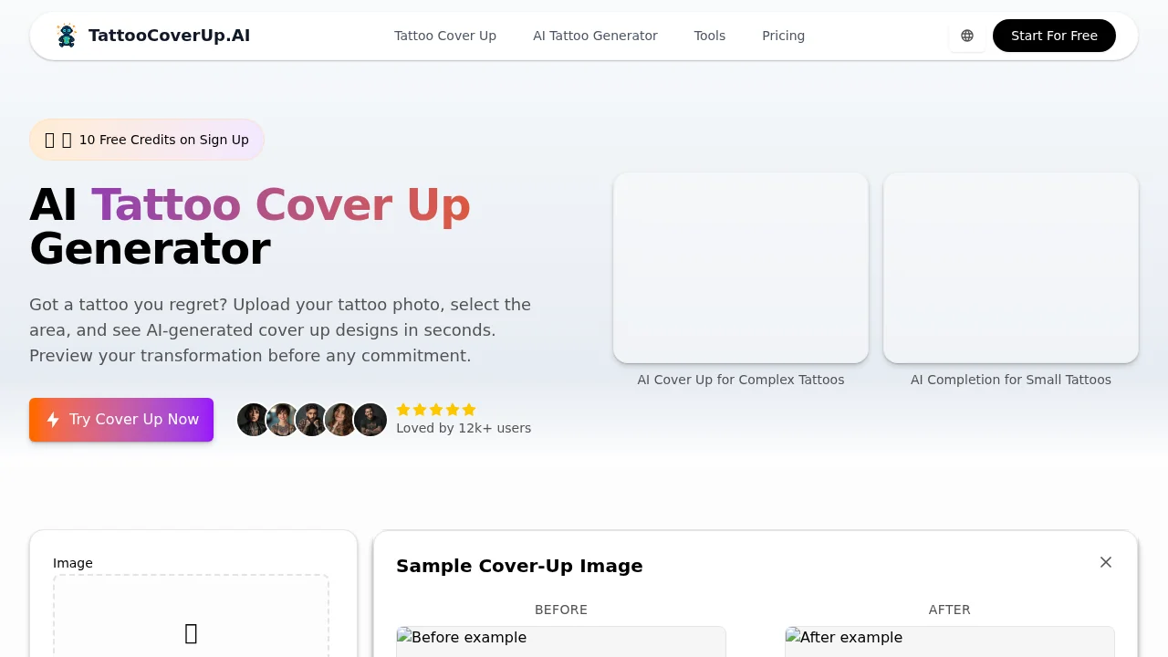 TattooCoverUp.AI screenshot 1