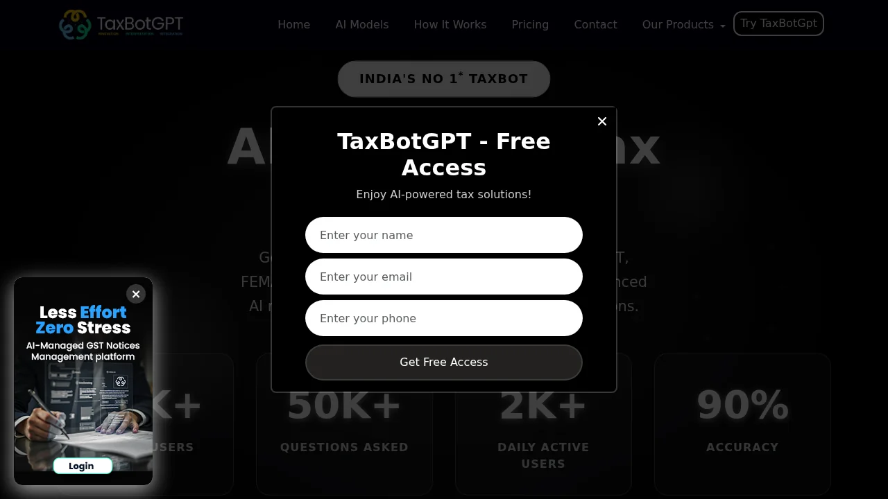 TaxBotGPT screenshot 1