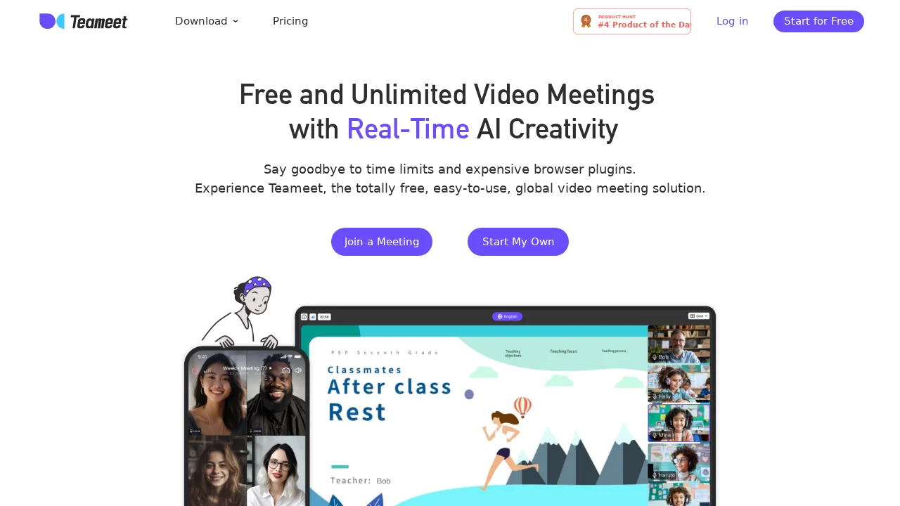 Teameet screenshot 1