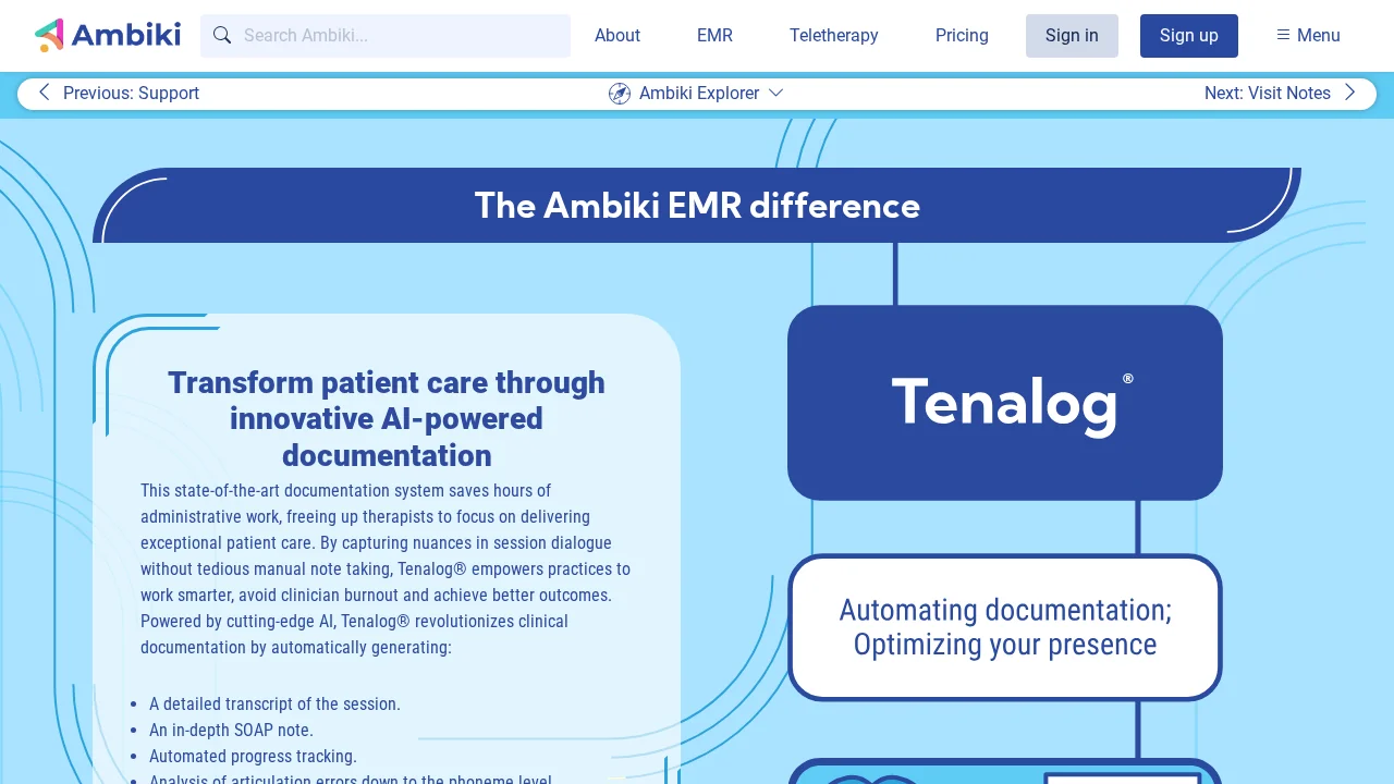 Tenalog screenshot 1