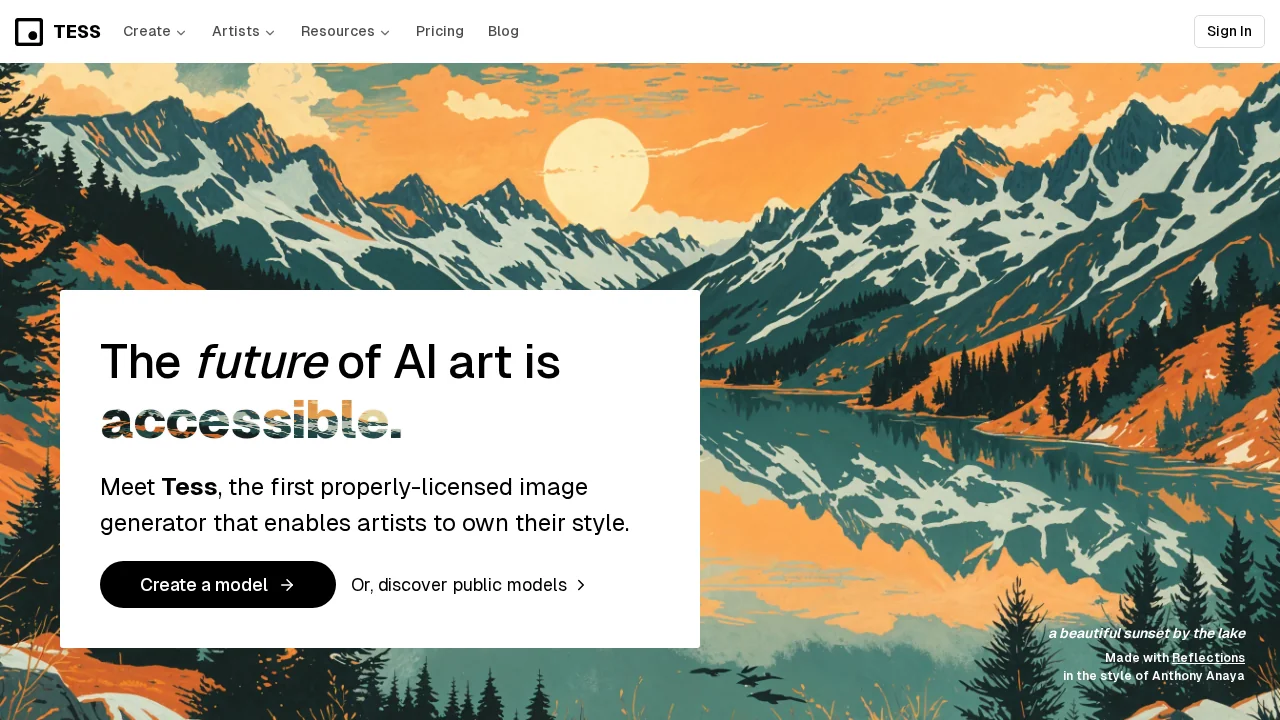 Tess Design screenshot 1