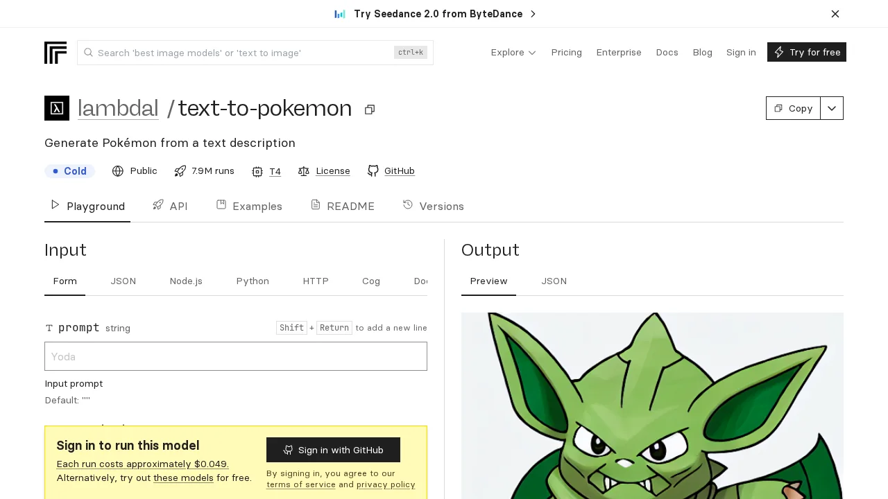 Text-to-pokemon screenshot 1