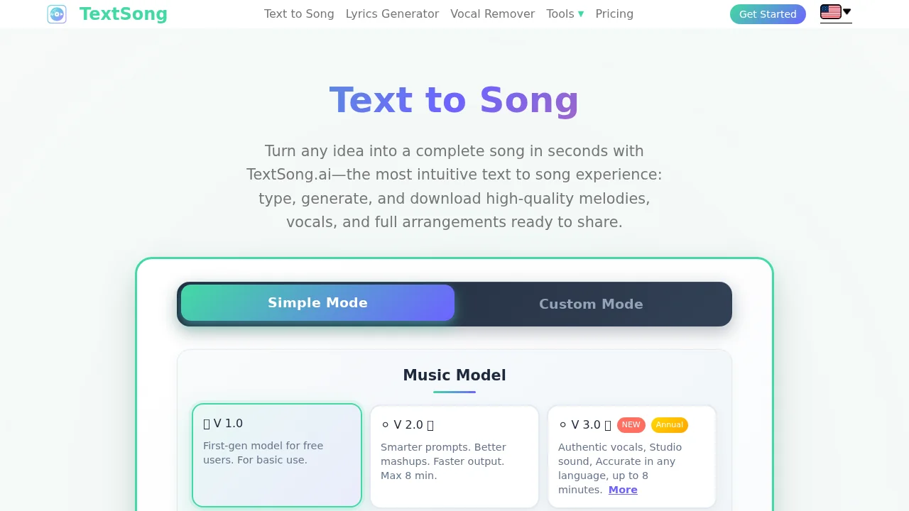 TextSong.ai screenshot 1