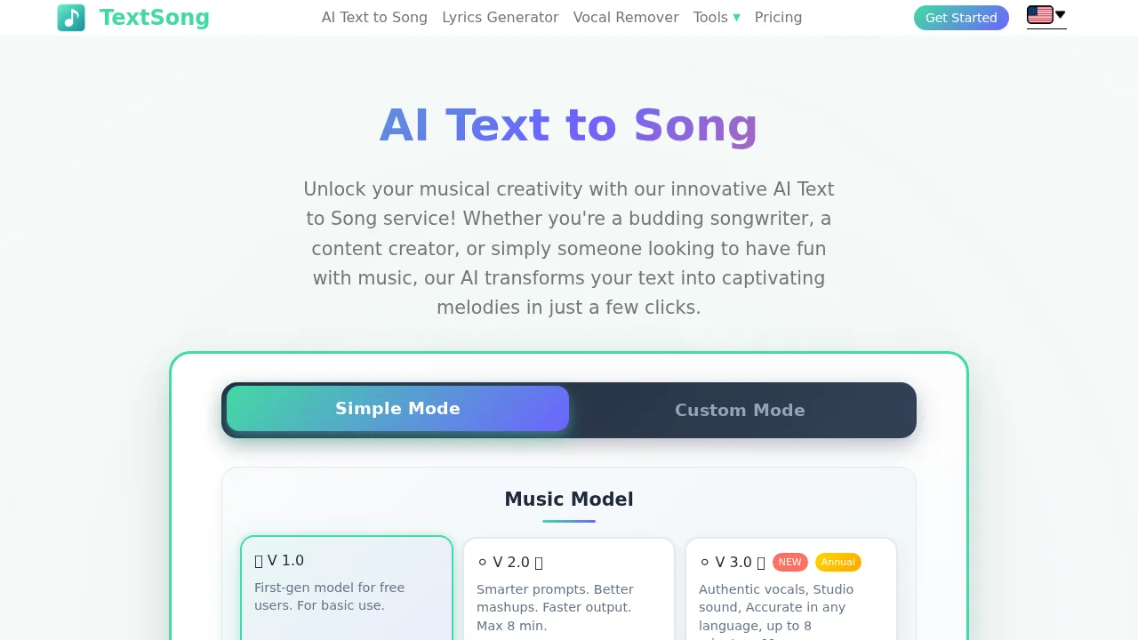 TextSong.net screenshot 1
