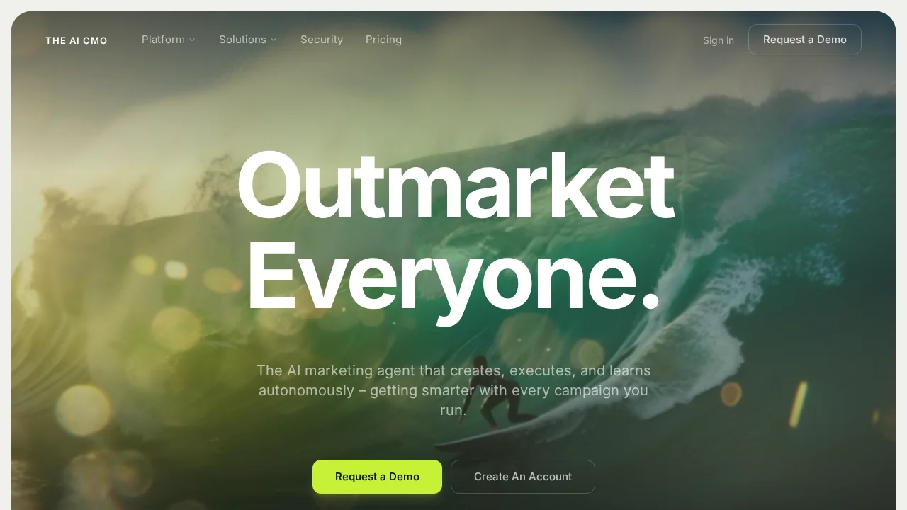 The AI CMO screenshot 1