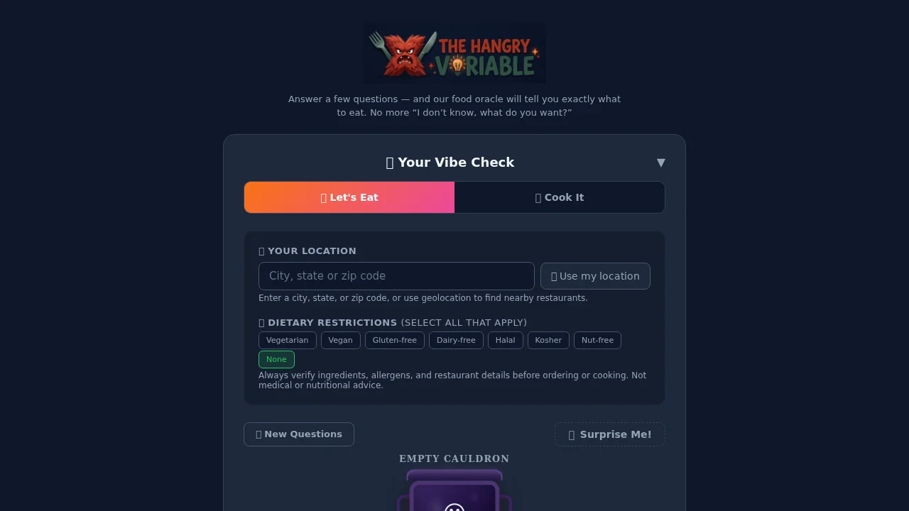 The Hangry Variable screenshot 1