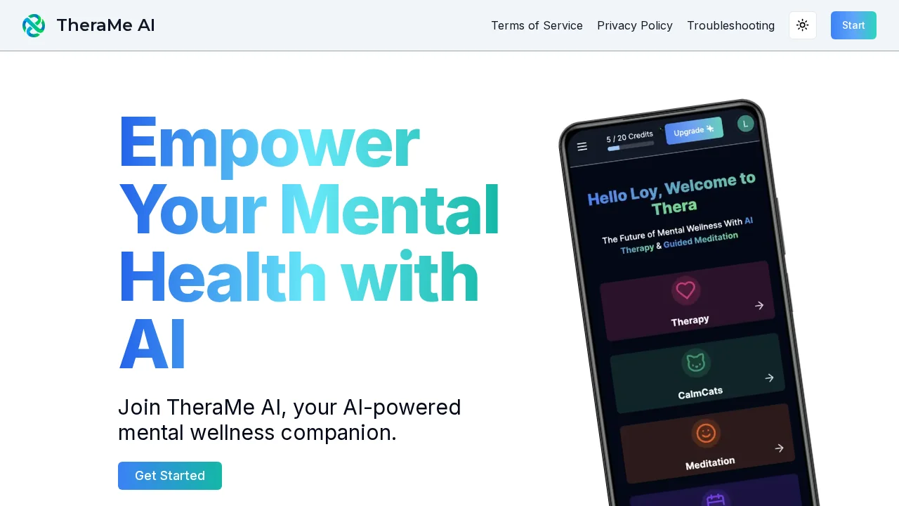 TheraMe screenshot 1