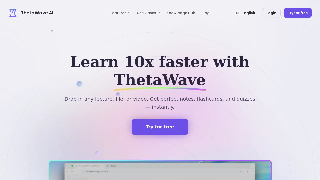 Thetawave AI screenshot 1