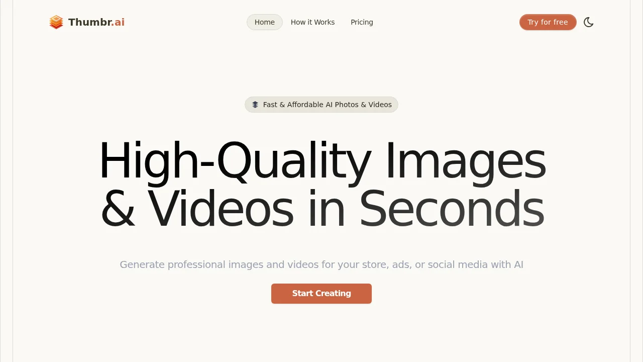 Thumbr.ai screenshot 1