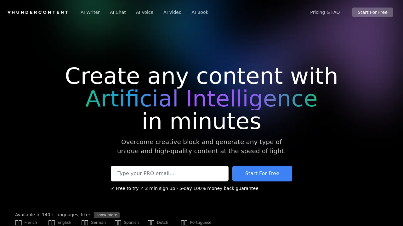 Thundercontent screenshot 1