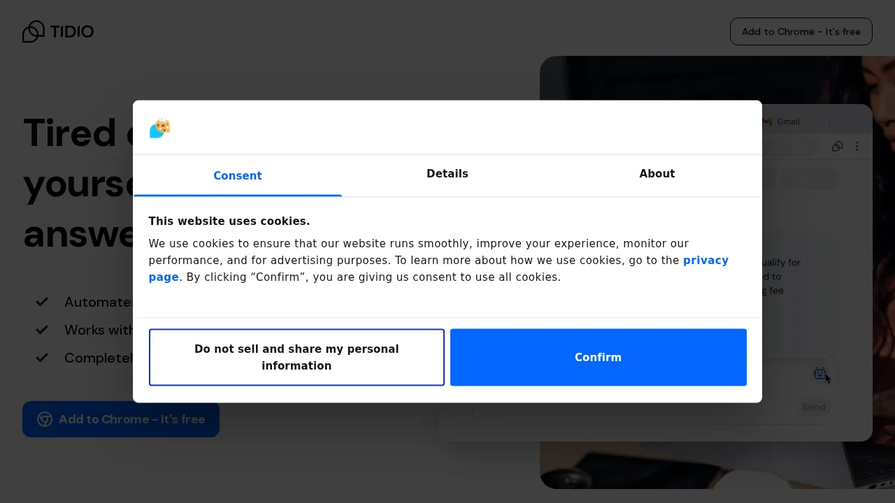 Tidio Copilot screenshot 1