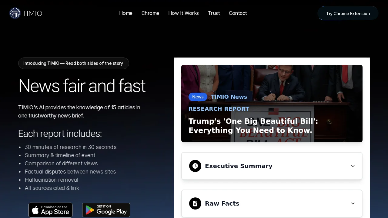 TIMIO News screenshot 1