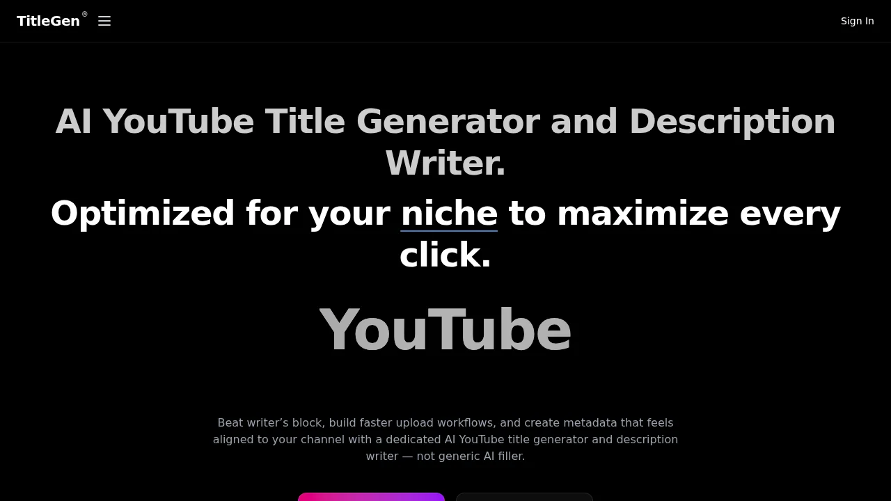 TitleGen screenshot 1