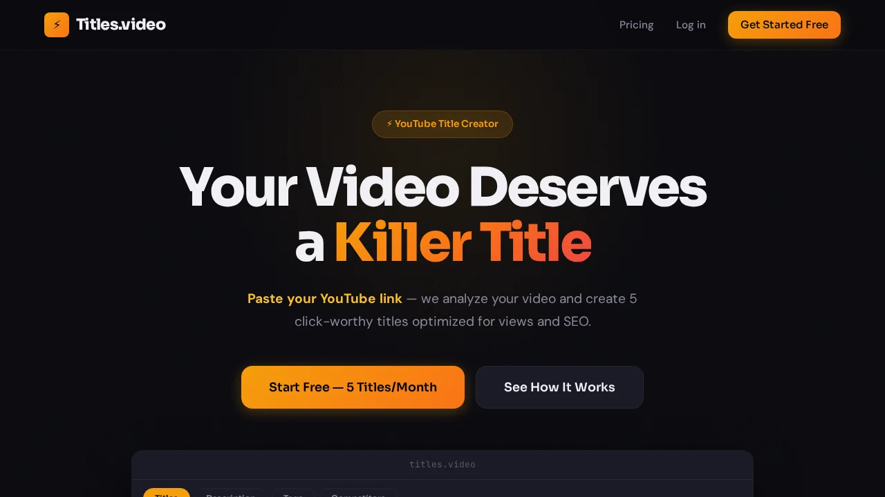 Titles.video screenshot 1