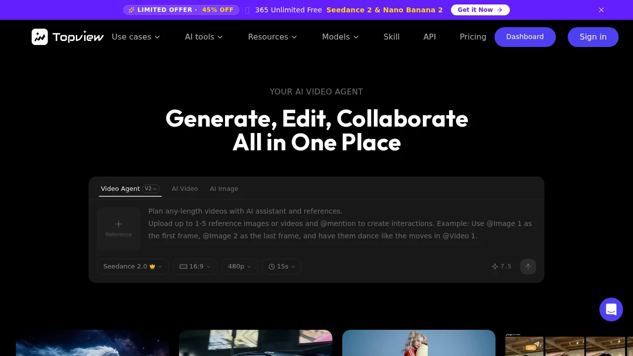 Topview AI Video Editor screenshot 1