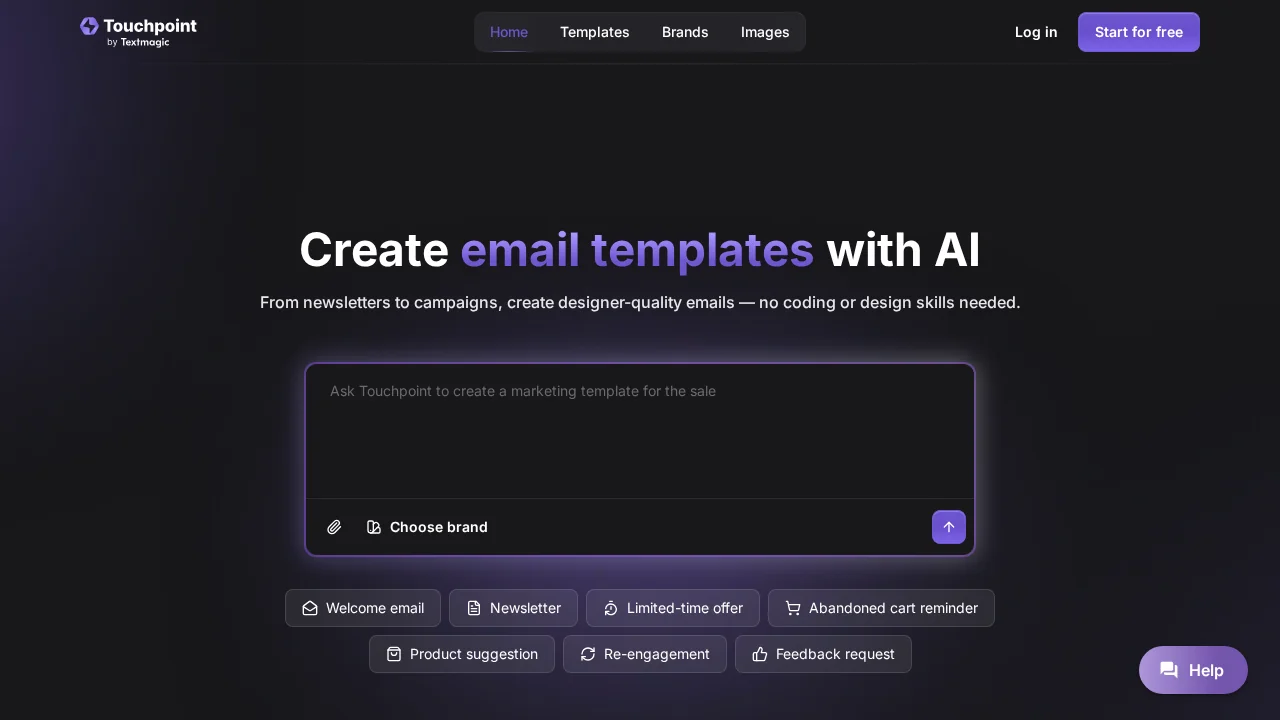 Touchpoint screenshot 1