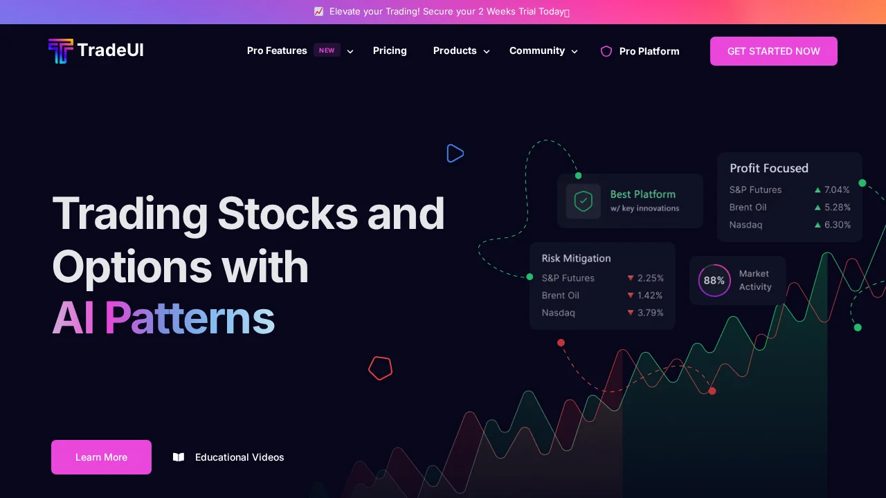 TradeUI screenshot 1