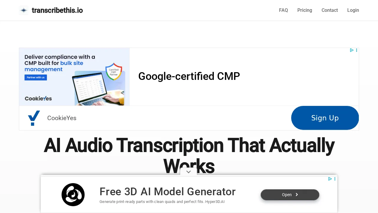 Transcribethis screenshot 1