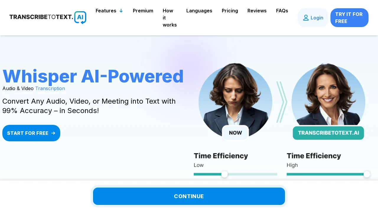 TranscribeToText.AI screenshot 1