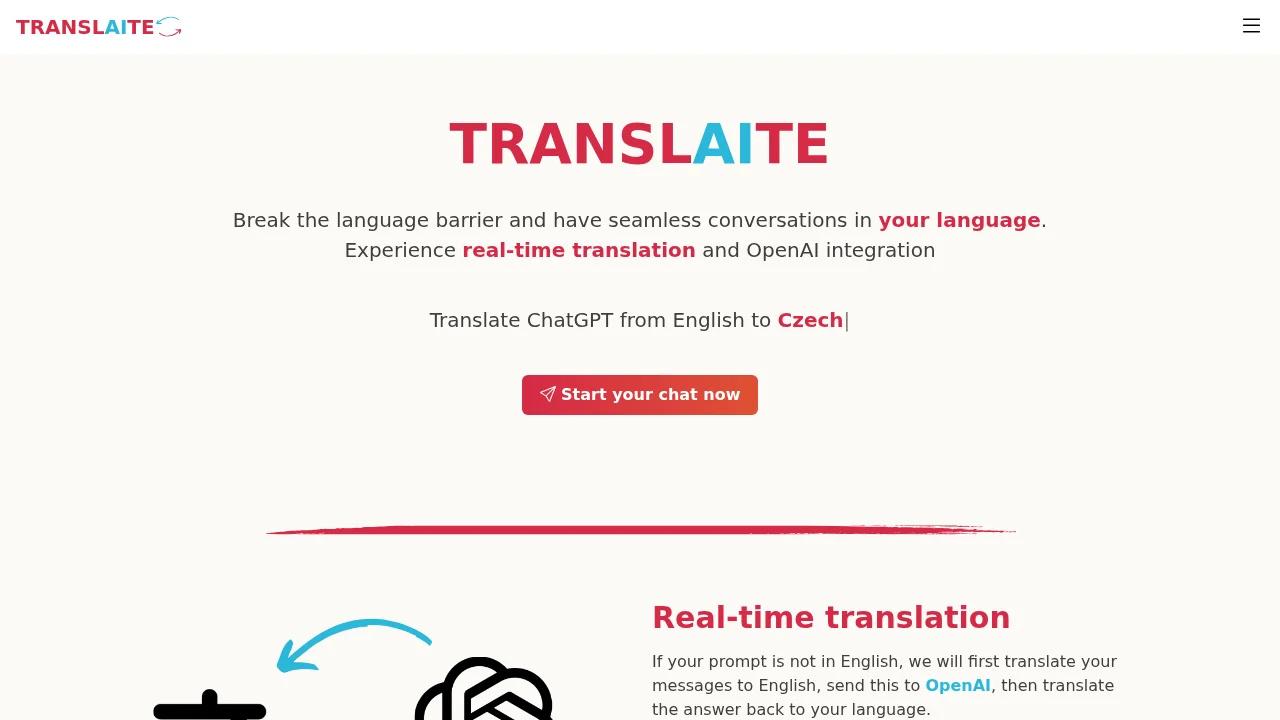 Translaite screenshot 1
