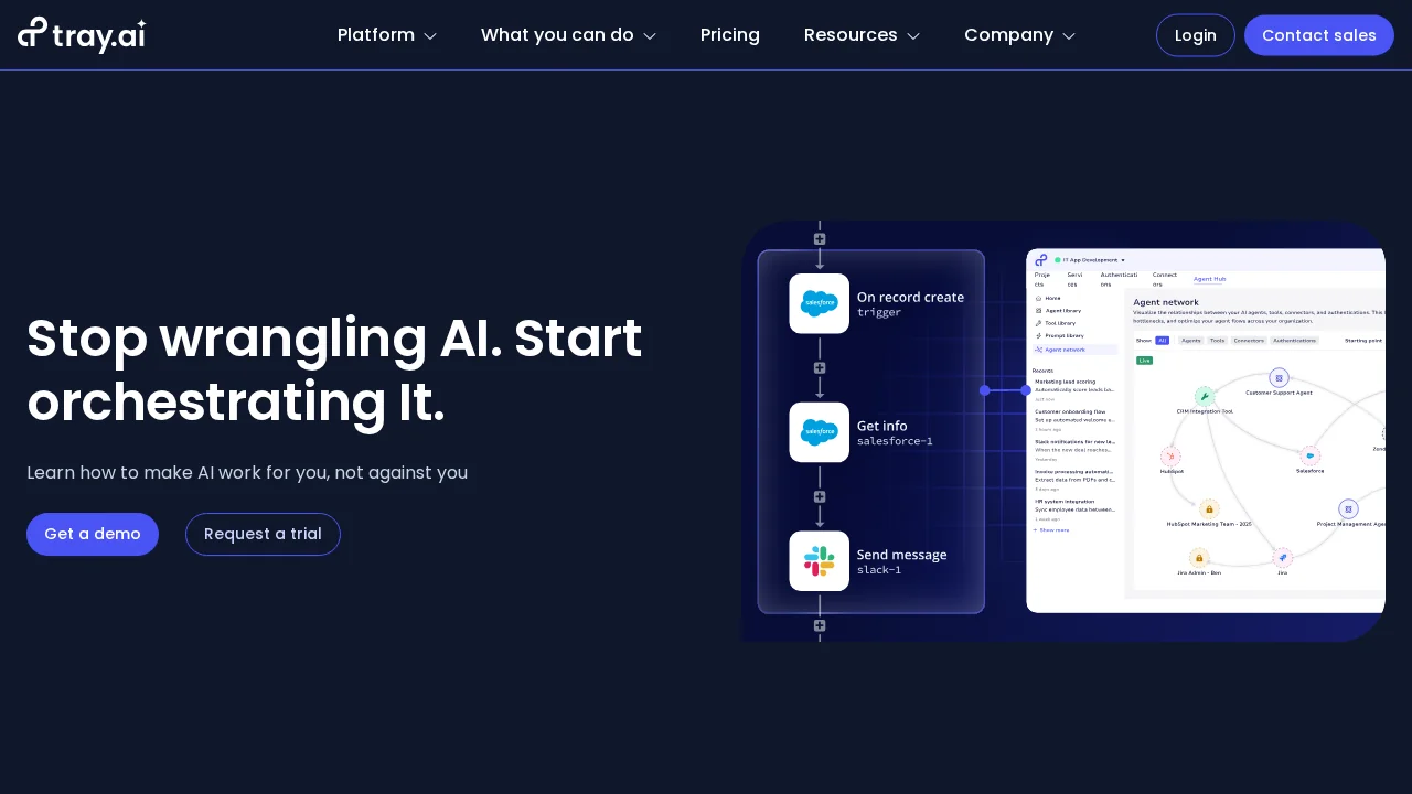 Tray.io screenshot 1