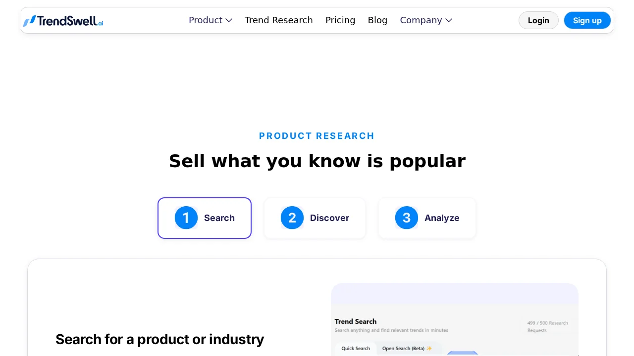 TrendSwell.ai screenshot 1
