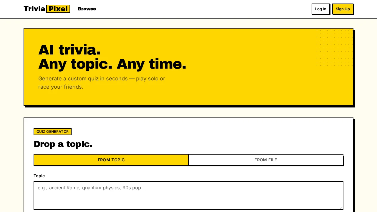 TriviaPixel screenshot 1