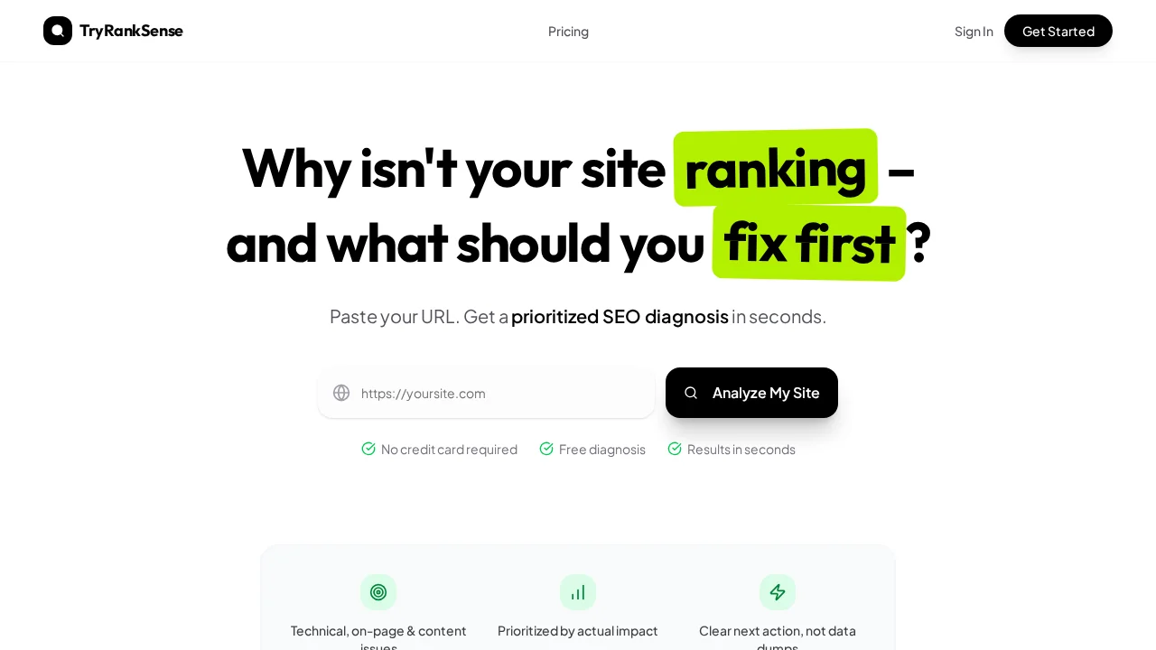 TryRankSense screenshot 1