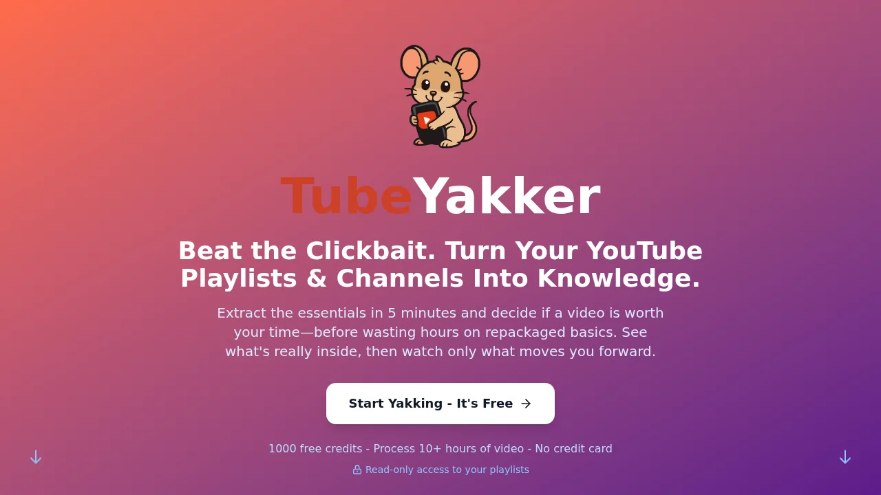TubeYakker screenshot 1