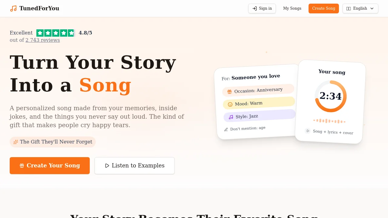 TunedForYou screenshot 1