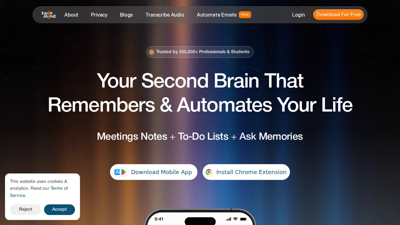 TwinMind screenshot 1