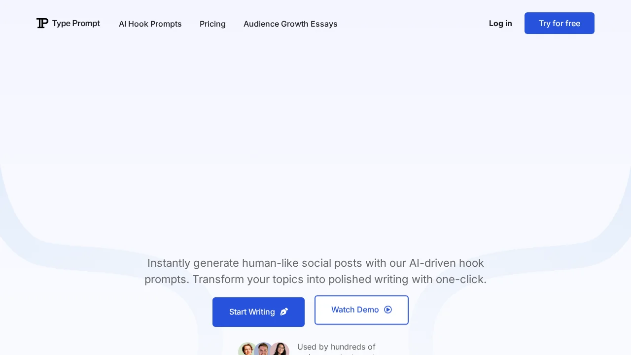 Type Prompt screenshot 1