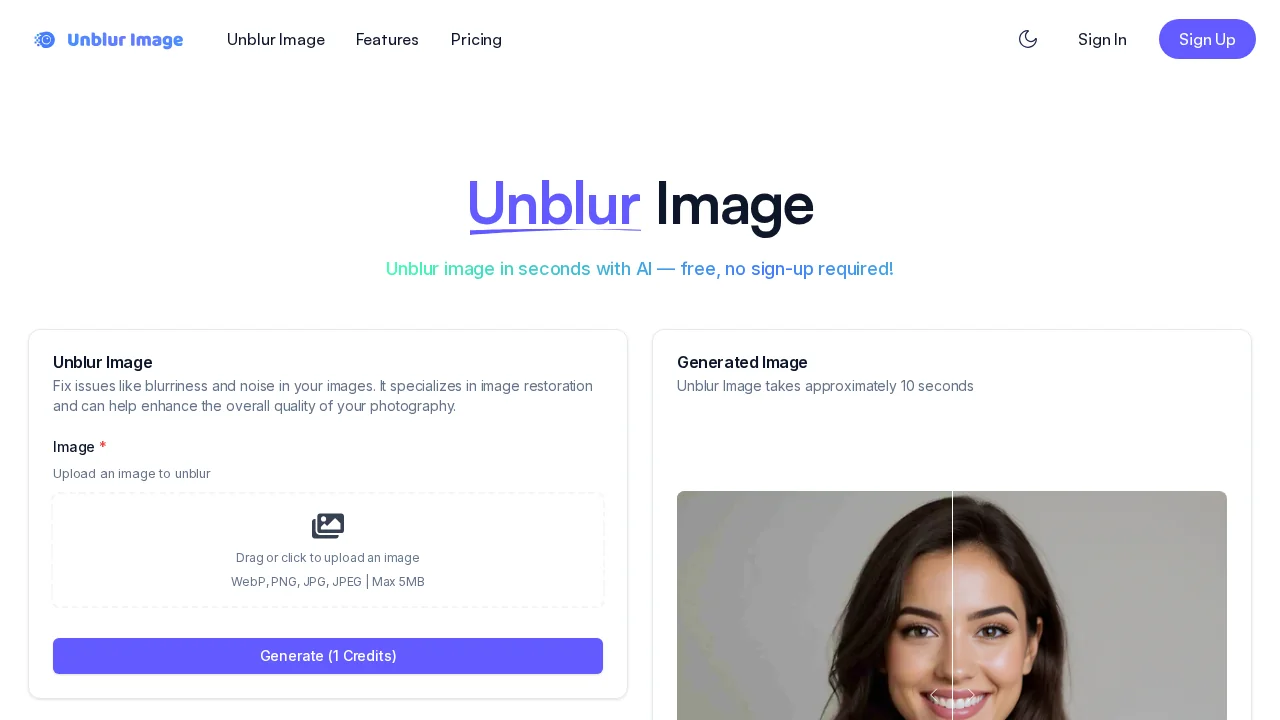 Unblur Img AI screenshot 1