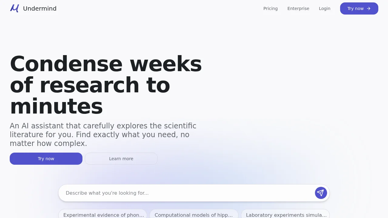 Undermind screenshot 1