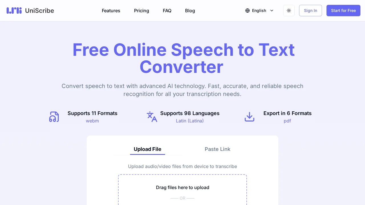UniScribe screenshot 1