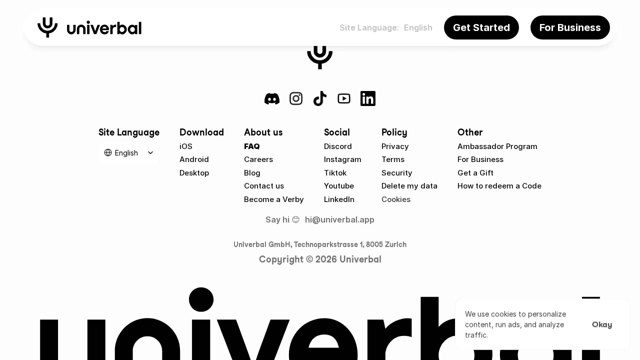 Univerbal screenshot 1